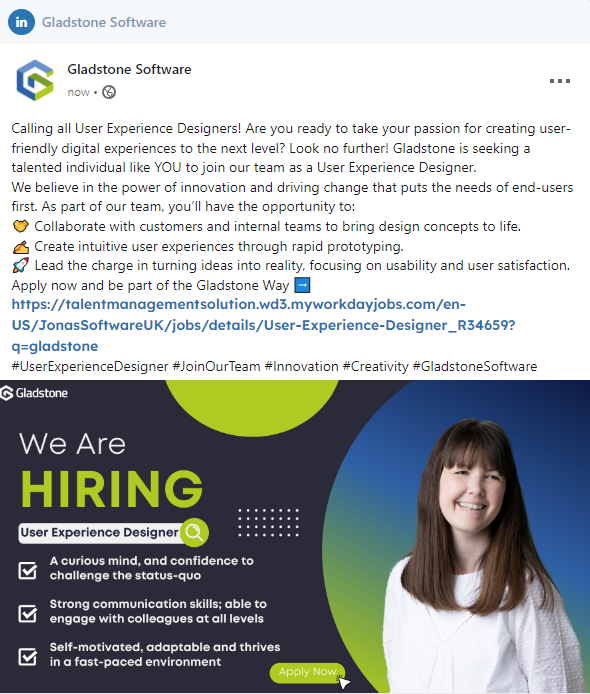 User Experience LinkedIn Post