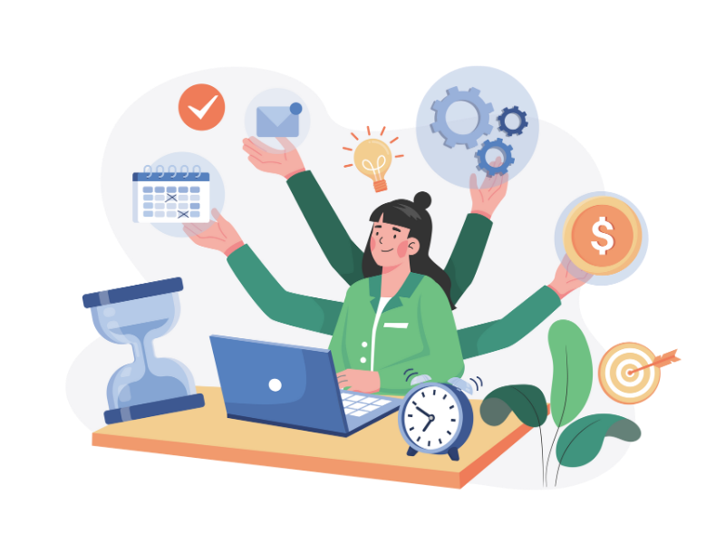 Busy Teams - 360 page web page
