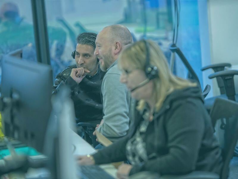 Gladstone technical support team working for customers