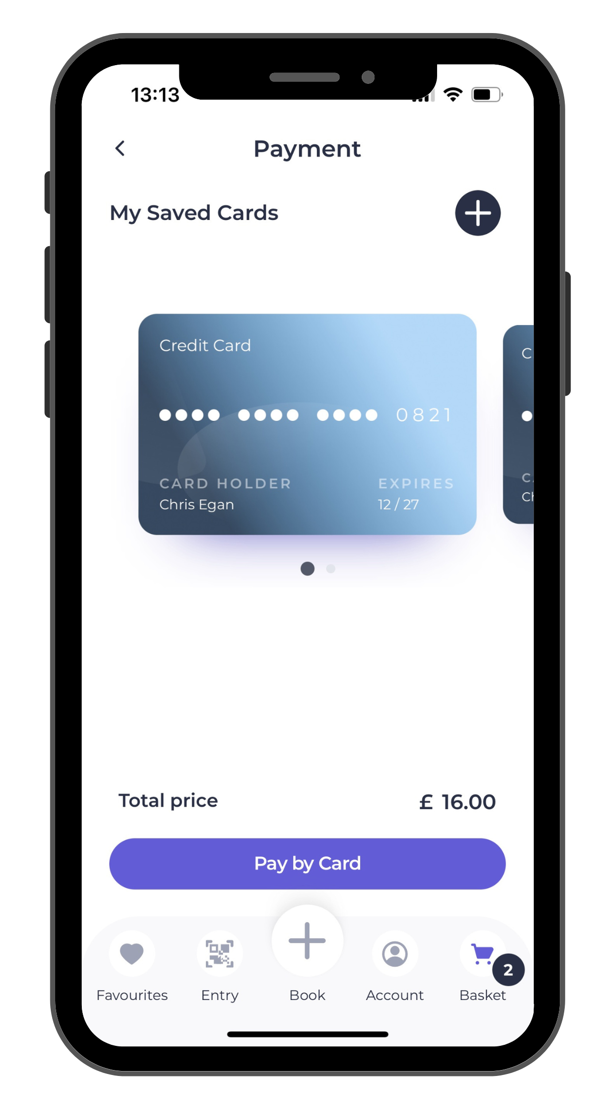 Go App - Card payment