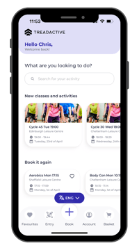 Go App - Home screen - 2