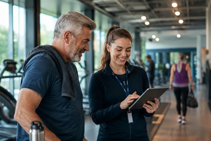 Gym Consultation with a Personal Trainer