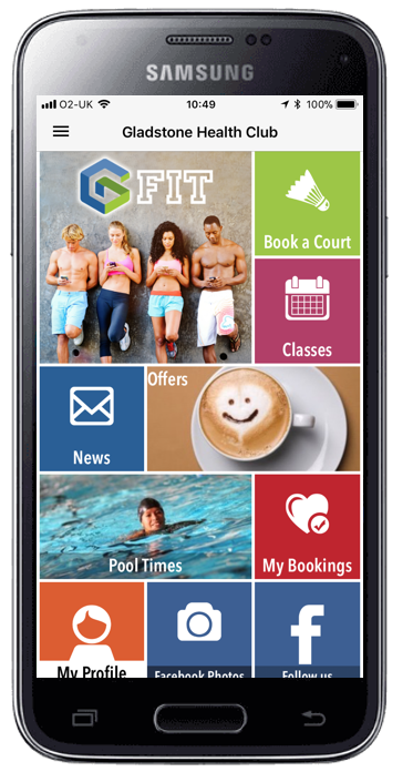 Picture of MobilePro standard home screen 