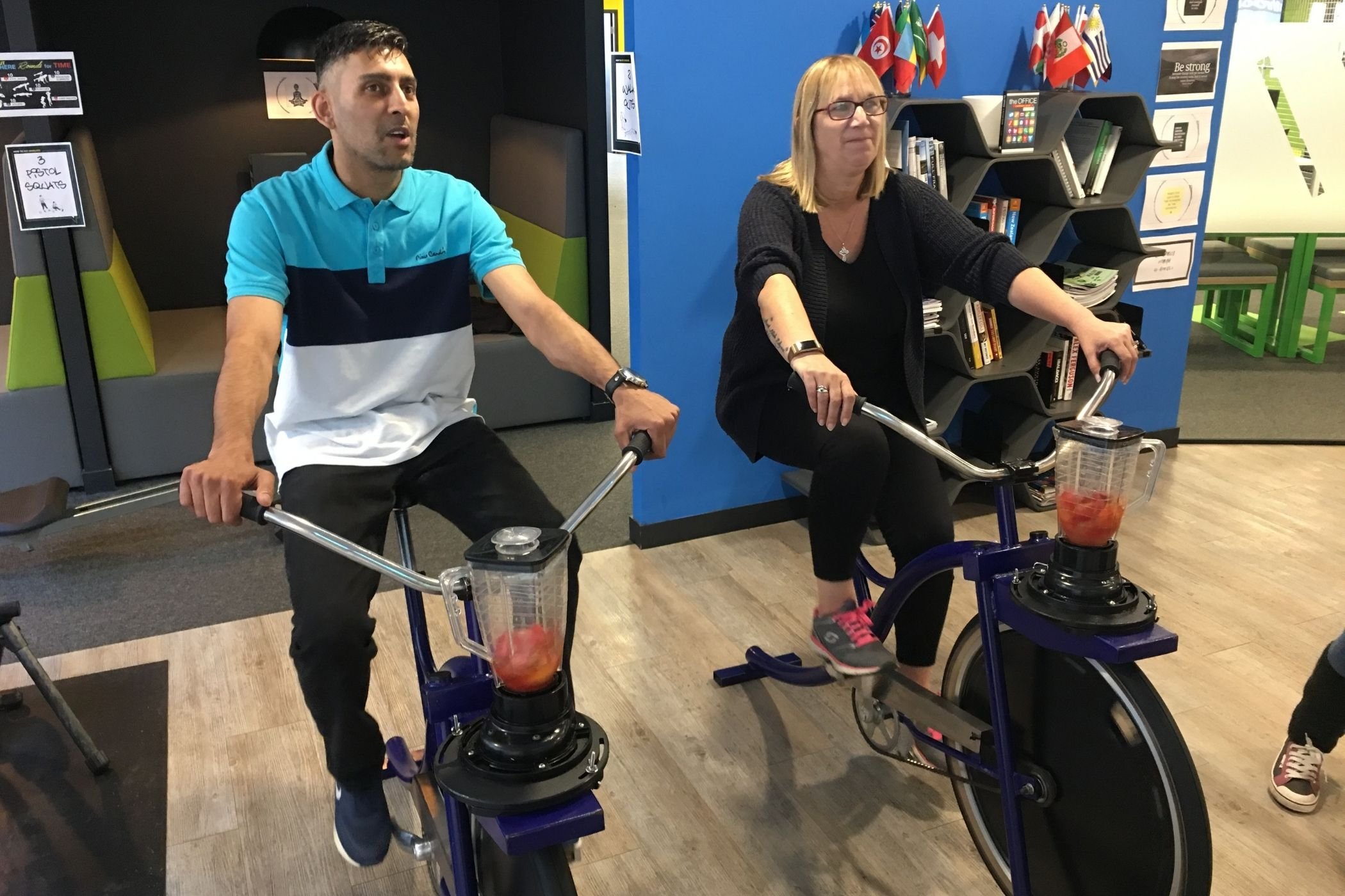 Staff images - smoothie bikes deb waqar