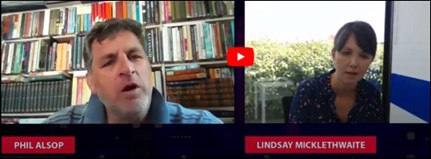 YouTube interview with Lindsay thumbnail