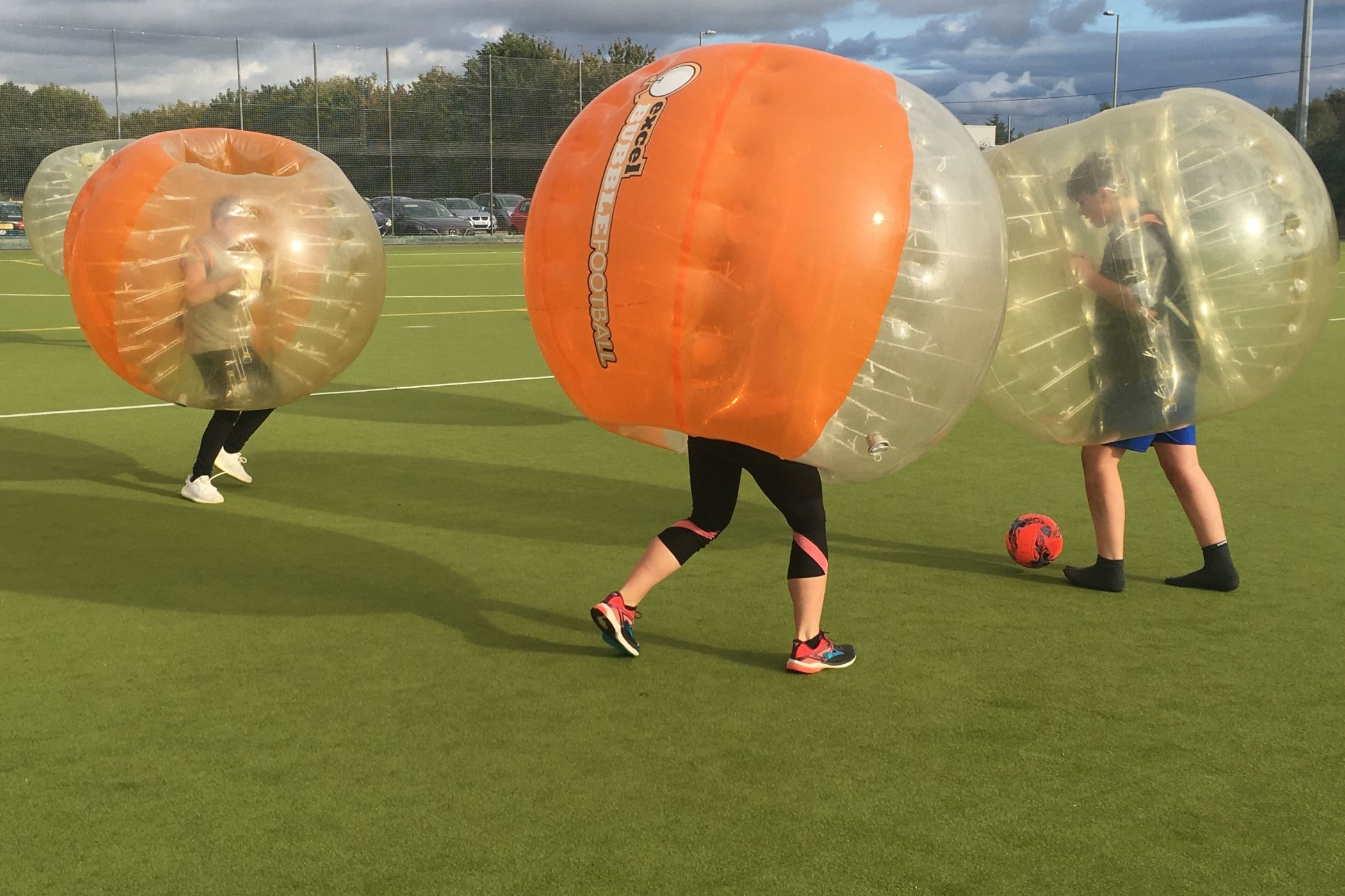 Staff images - bubble football